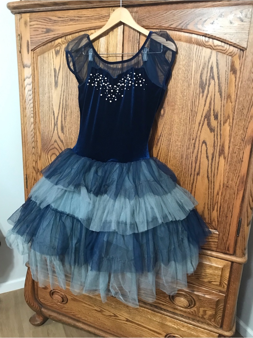 Curtain Call Adult Large Ballet Dance Dress Leotard Tutu Recitail
